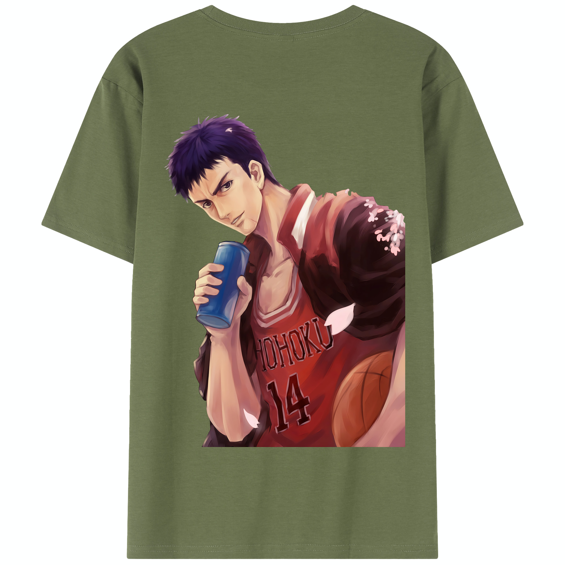 SLAM DUNK／スラムダンク 綿100％半袖Tシャツ（背面プリント）